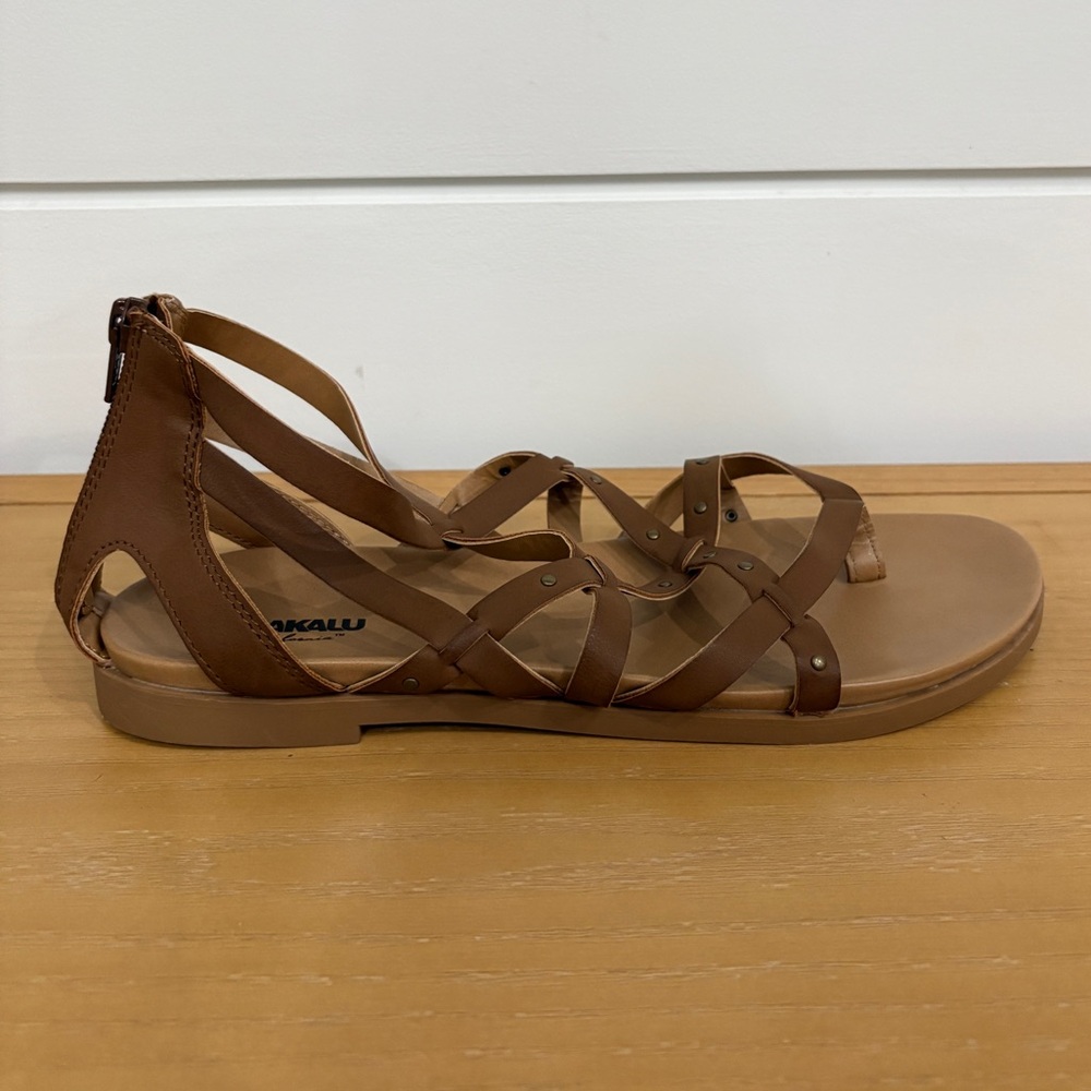 Makalu California Brown Strappy Sandals
